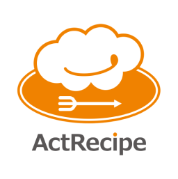 ActRecipeのサービスロゴ